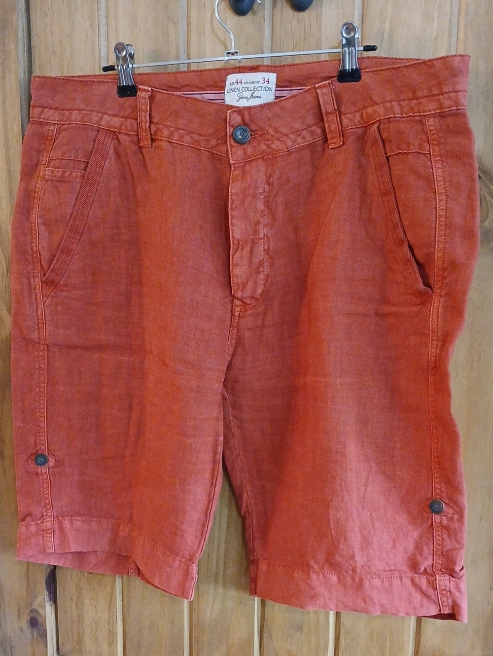 Mens Zara Jeans Linen Collection Shorts - 34